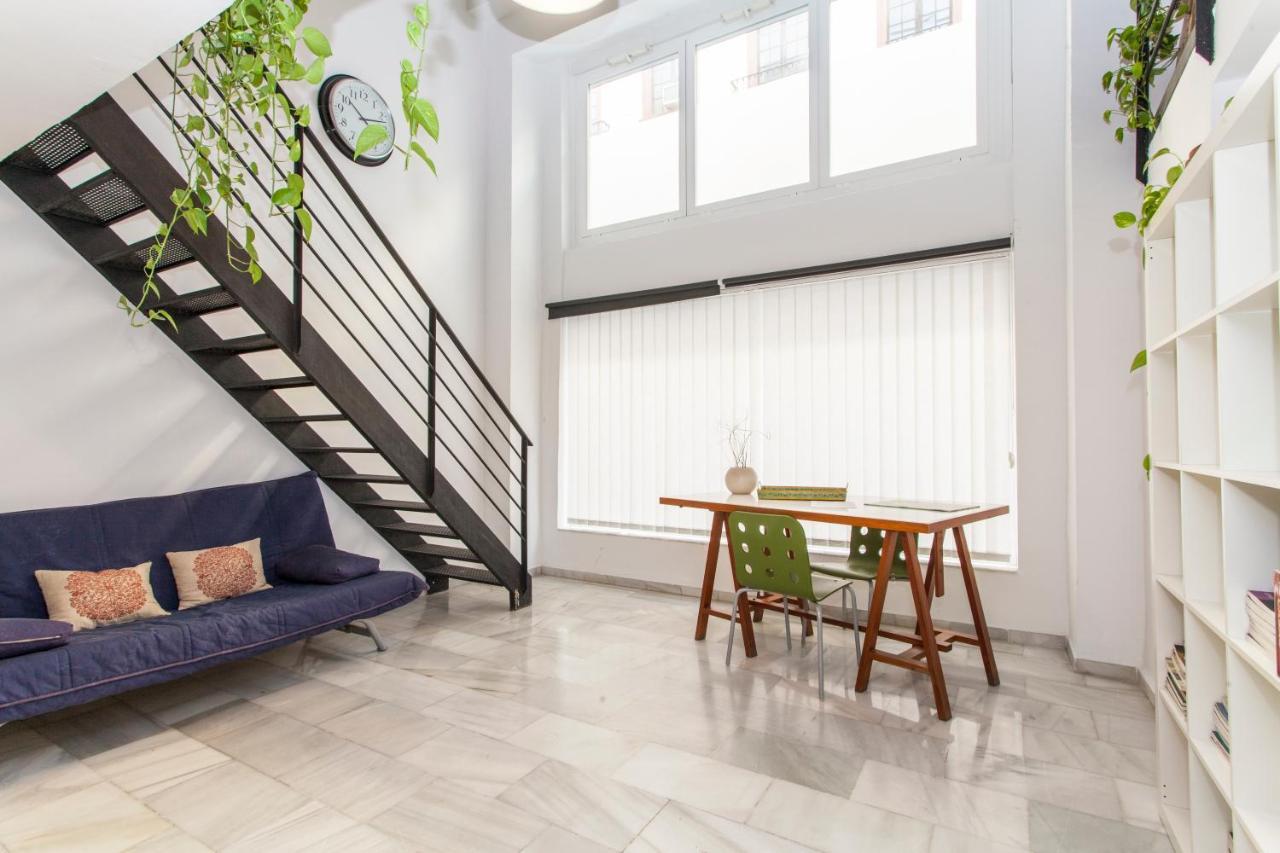 Lf Parking Incluido Amplio Loft En Barrio Santa Cruz Sevilha Exterior foto