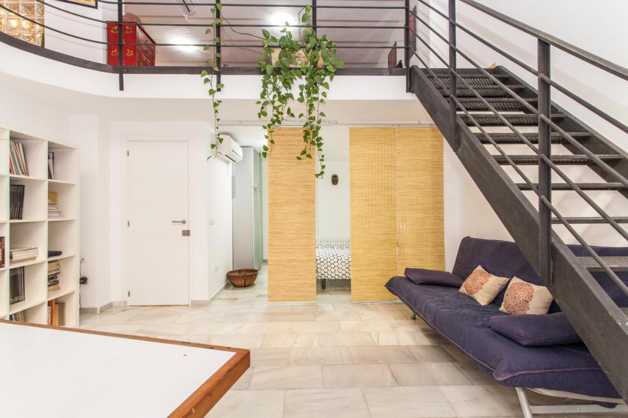 Lf Parking Incluido Amplio Loft En Barrio Santa Cruz Sevilha Exterior foto